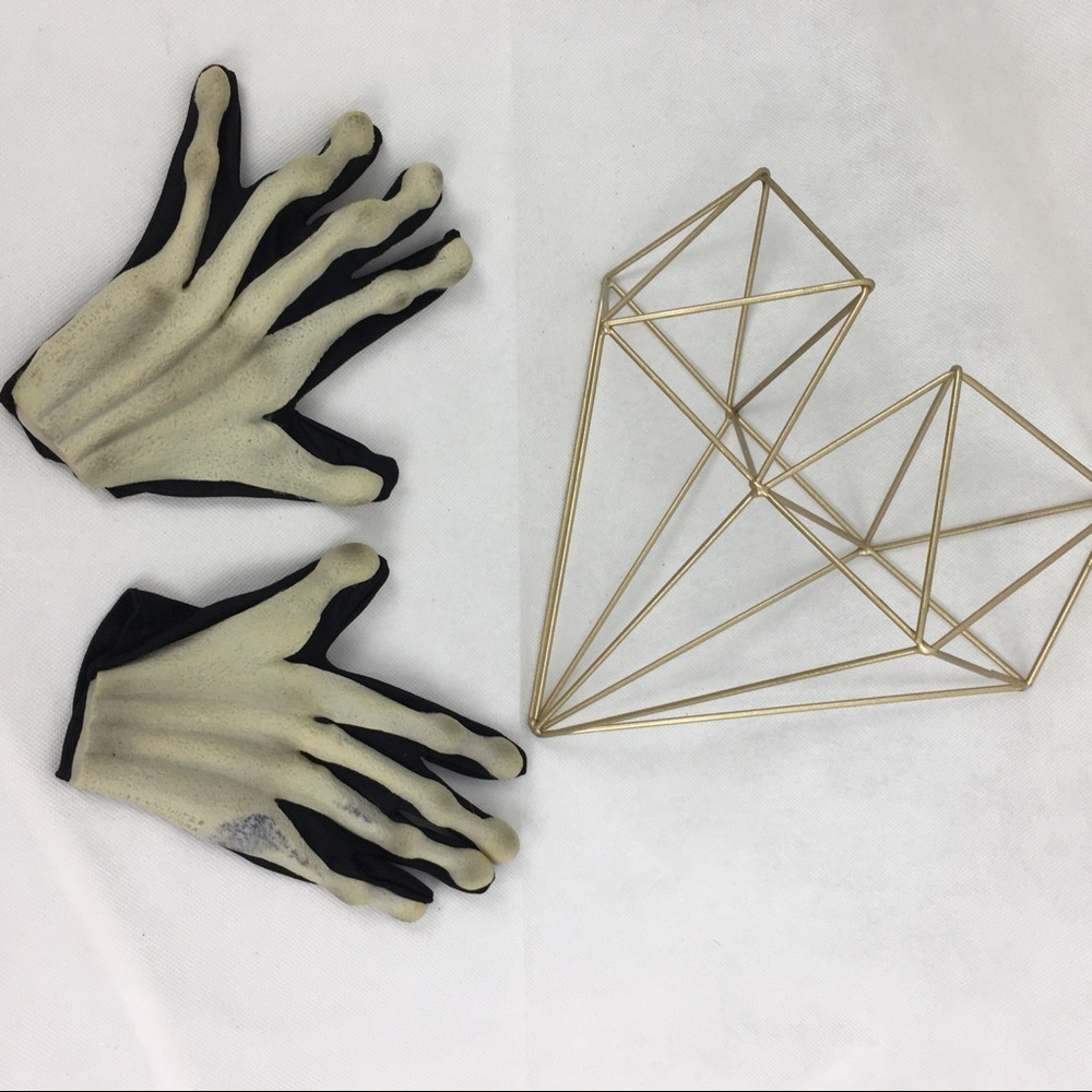 Spooky Skeleton Hand Gloves